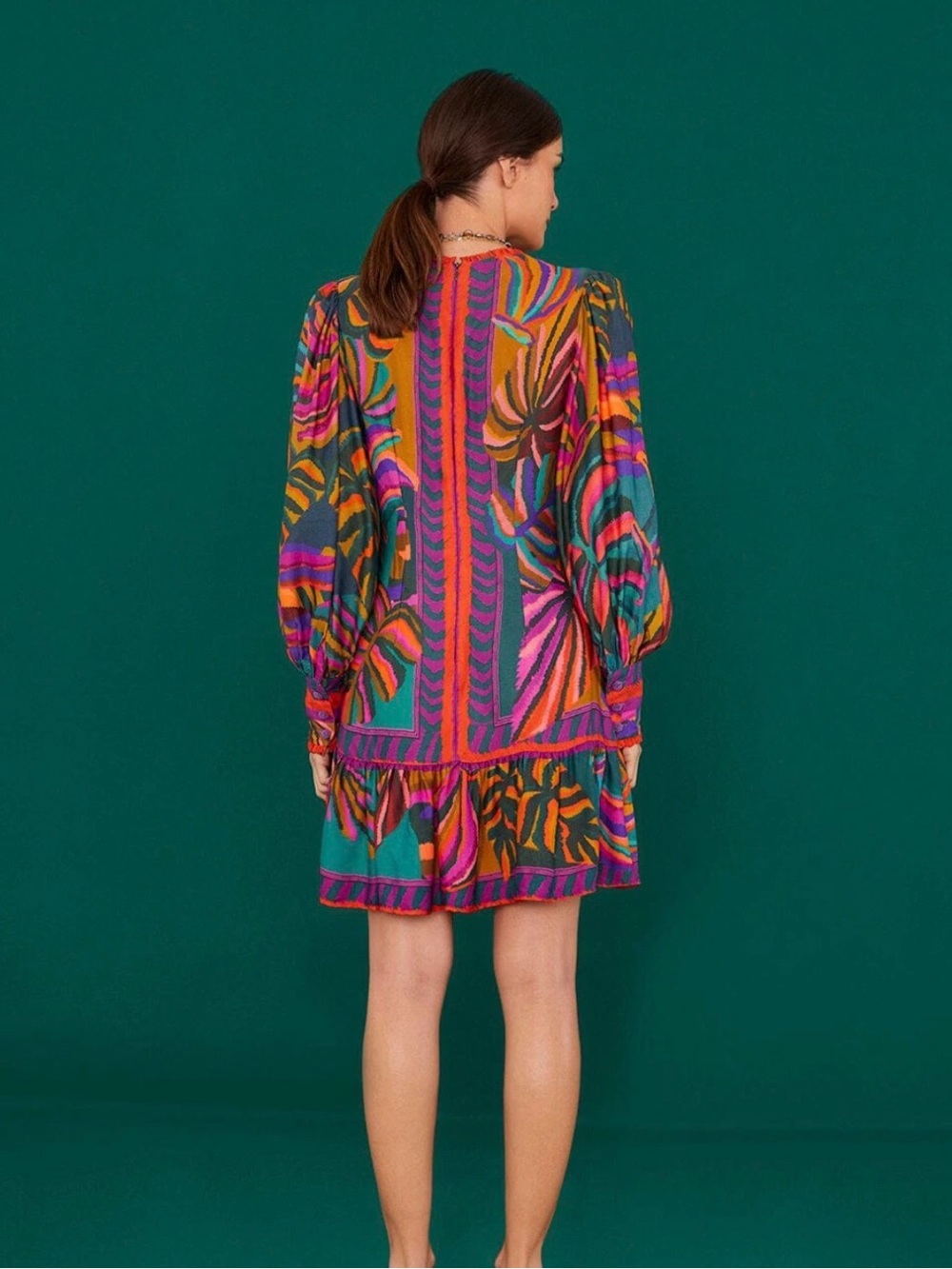 Gorgeous Farm Rio Mini Long Sleeved Dress - Picture 2 of 6